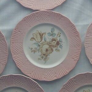 Vintage Porcelain Plates - Fondeville England Ambassador